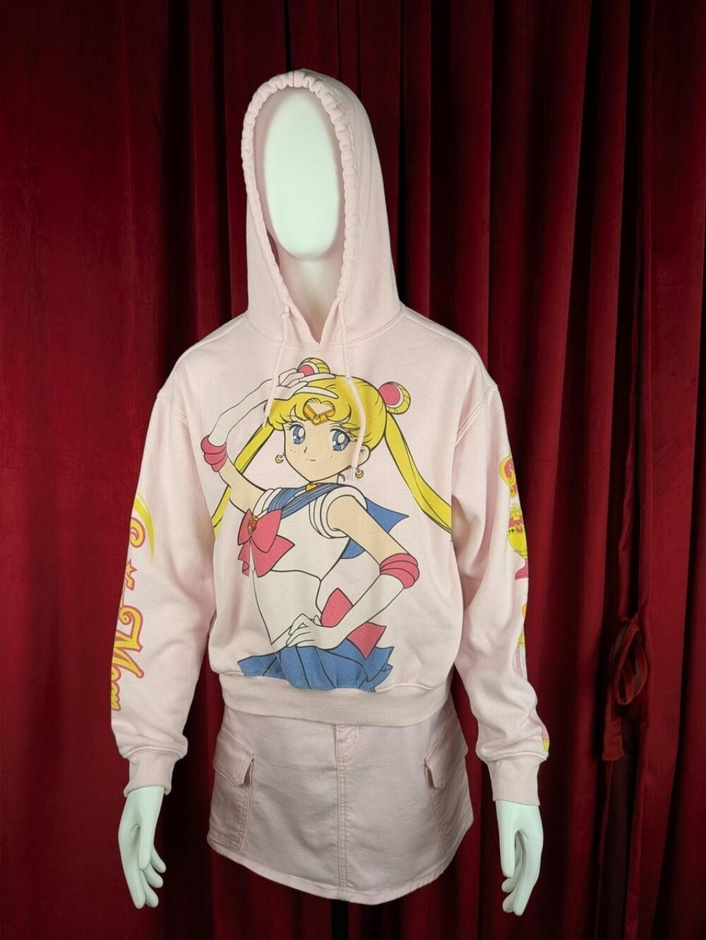 2025 Sailor Moon Pastel Pink Serena Usagi Tsukino Hoodie